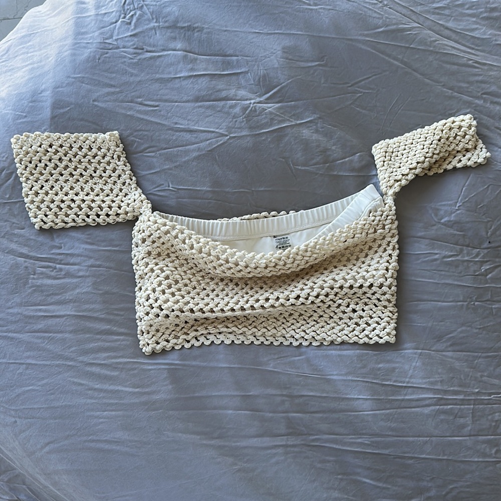 Montce natural French texture top can be worn as a bathing suit - Picture 8 of 8
